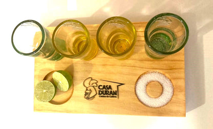 Tequilero 4 caballitos