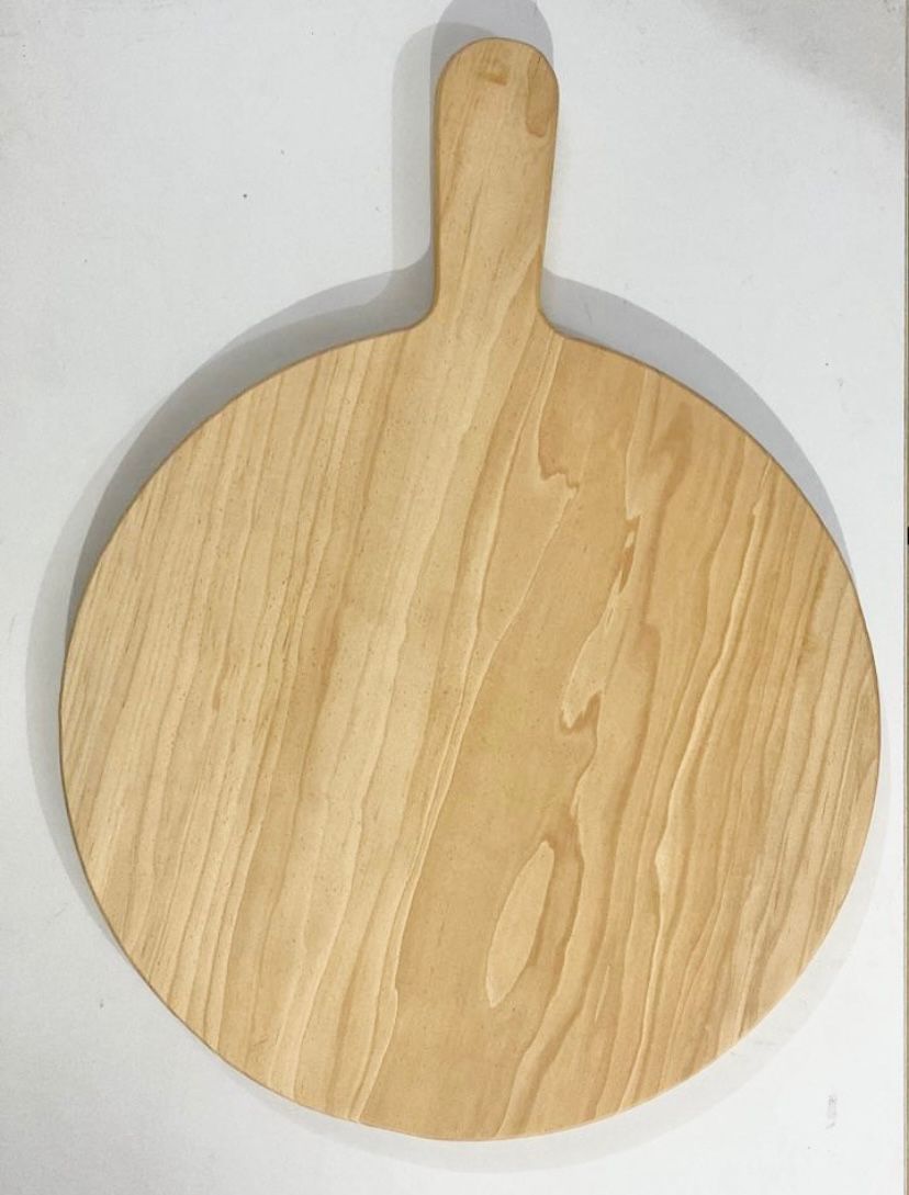 Tabla para Cortar Redonda con mango 40 cm