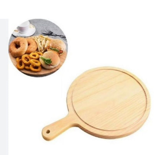 Tabla para Cortar Redonda con mango 40 cm