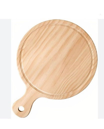 Tabla para Cortar Redonda con mango 40 cm