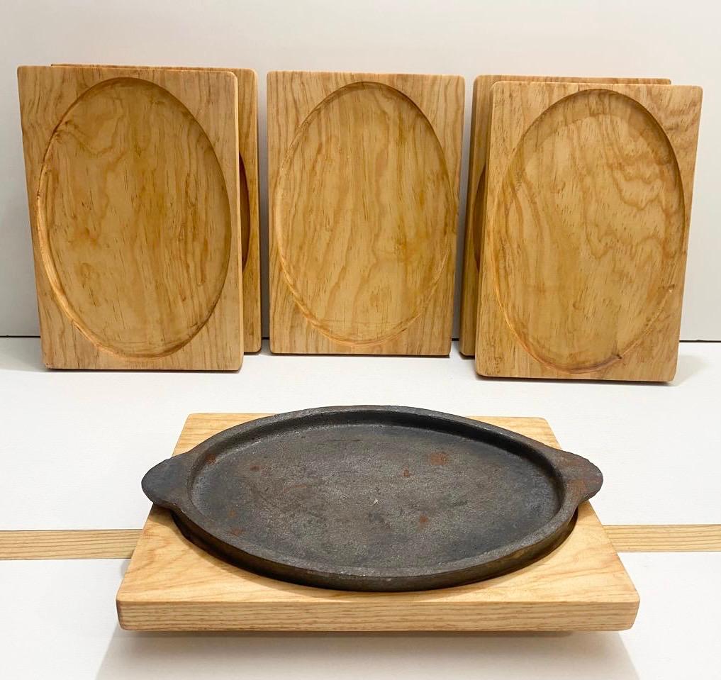 Tabla para plato de hierro fundido