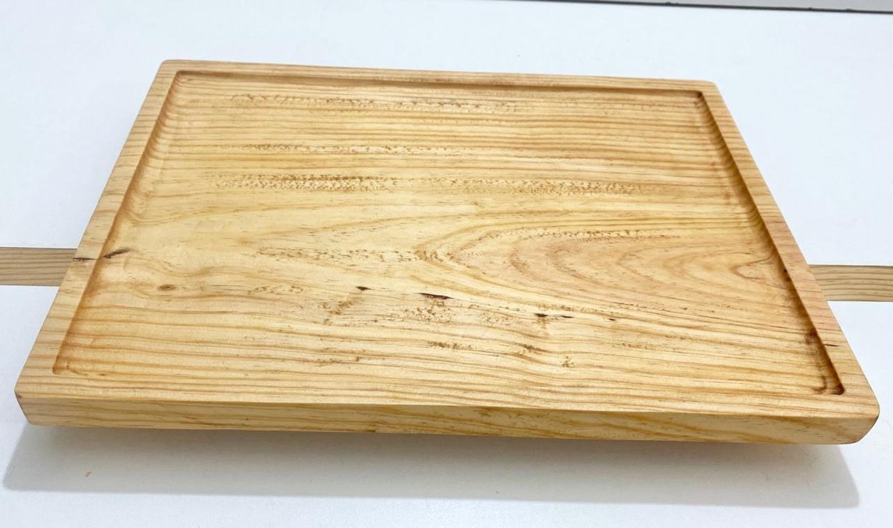 Tabla para piedra Volcanica rectangular