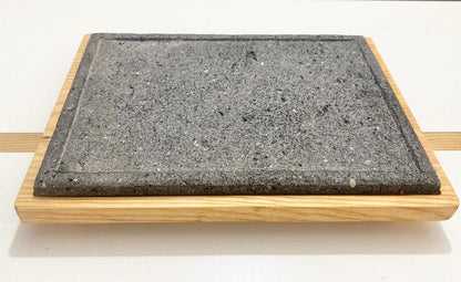 Tabla para piedra Volcanica rectangular
