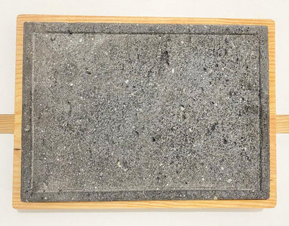 Tabla para piedra Volcanica rectangular