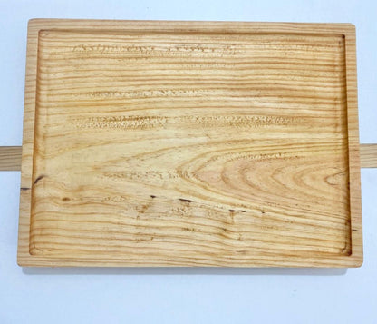 Tabla para piedra Volcanica rectangular