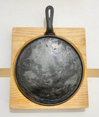 Tabla para sartén de hierro
