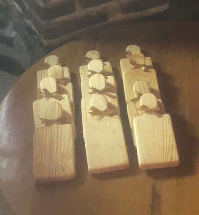 Tabla con mango 10X22 cm