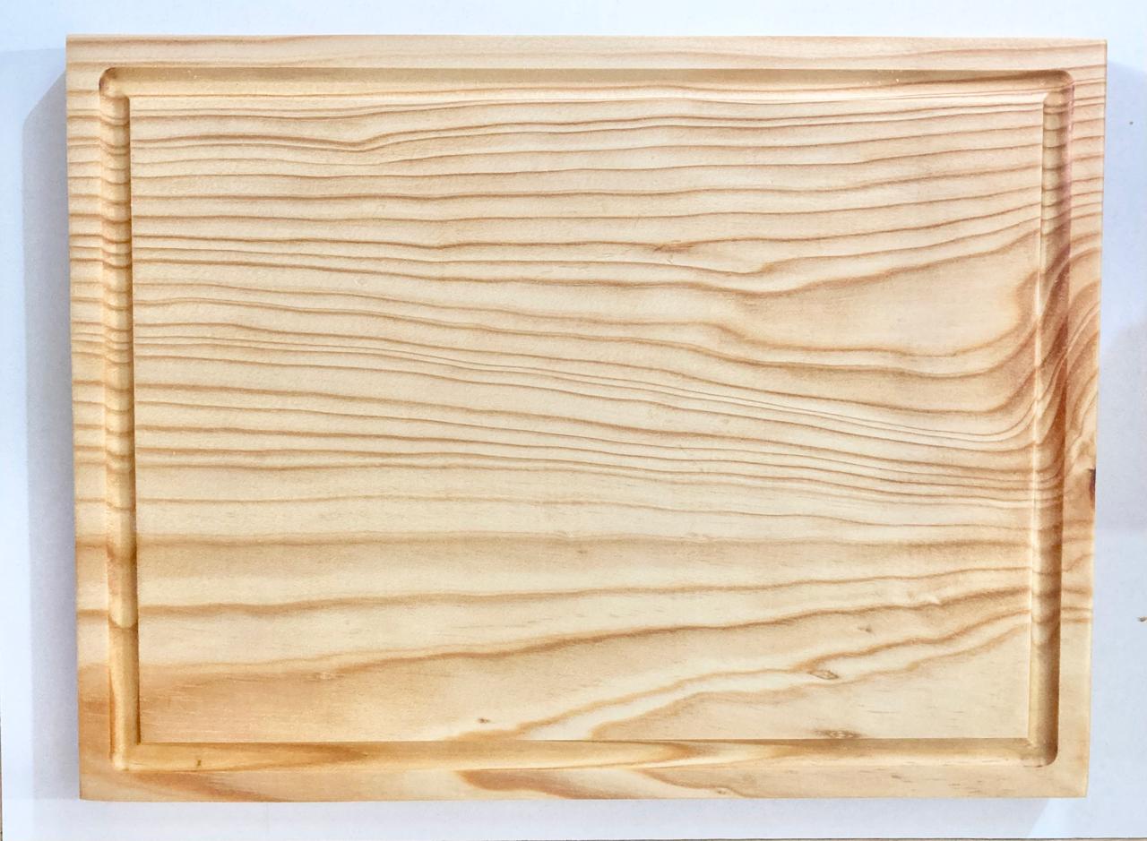 Tabla de madera de pino sin grabado 20x30