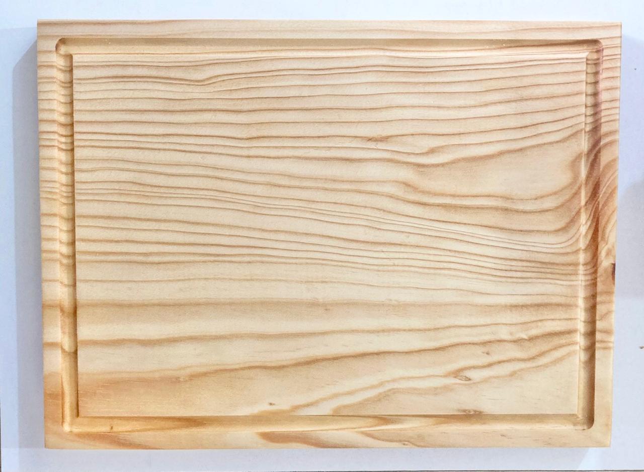Tabla de madera de pino sin grabado 20x30