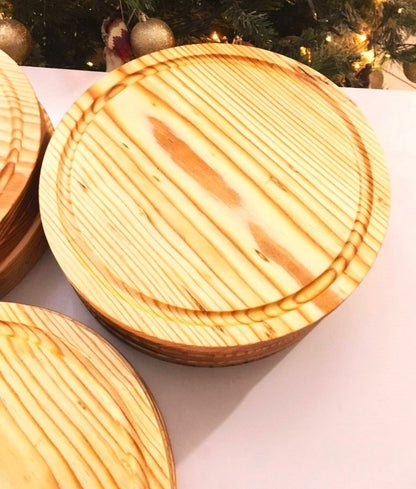 Tabla de madera de pino Redonda 30 cm