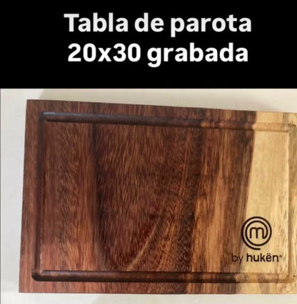 Tabla para Cortar Parota 20x30
