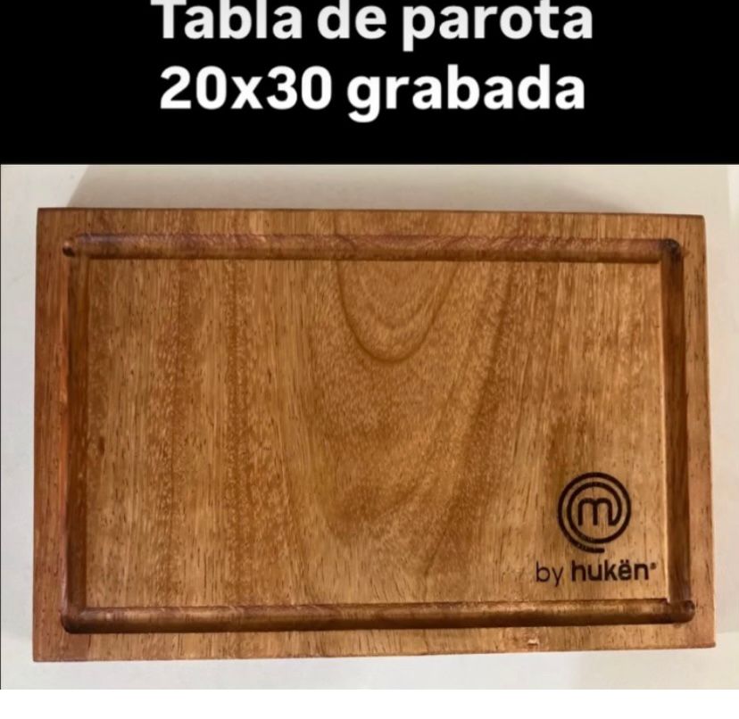 Tabla para Cortar Parota 20x30