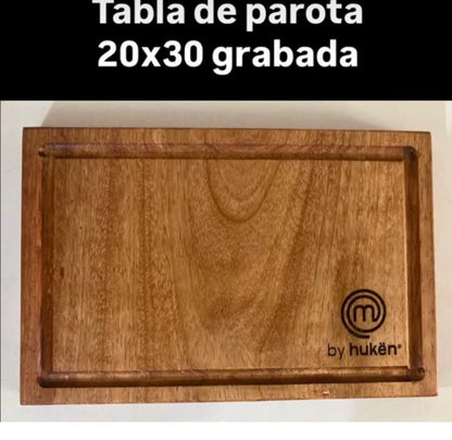 Tabla para Cortar Parota 20x30