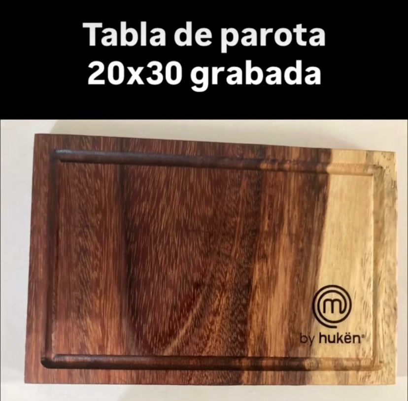 Tabla para Cortar Parota 20x30