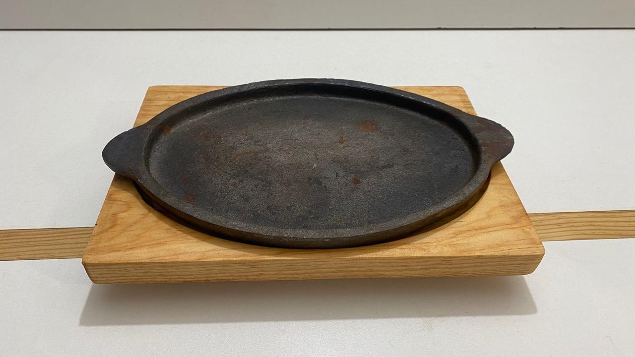 Tabla para plato de hierro fundido