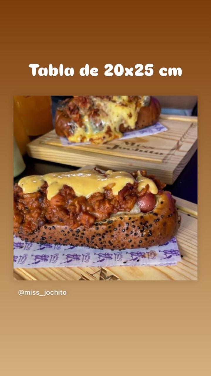 Tabla de madera de pino 20x25