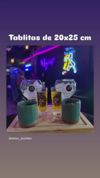 Tabla de madera de pino 20x25